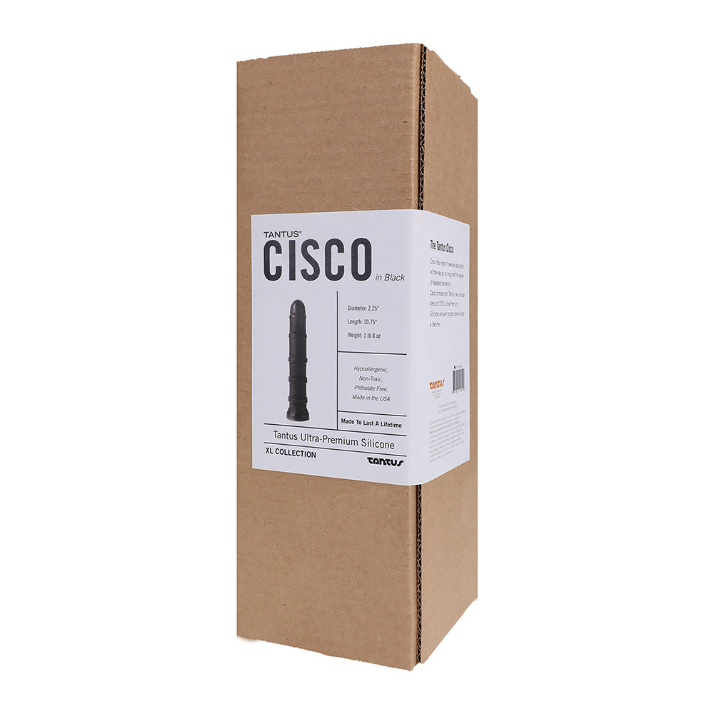 Tantus Cisco Dildo Black Onyx (Box) - Fantasies Boutique