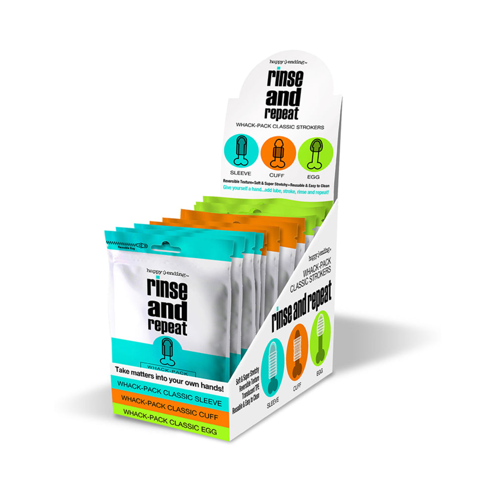 Happy Ending Rinse And Repeat Whack Pack - 12-Piece Assorted P.O.P. - Fantasies Boutique