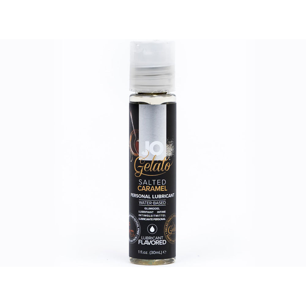 JO Gelato Salted Caramel Flavored Water-Based Lubricant 1 oz. - Fantasies Boutique
