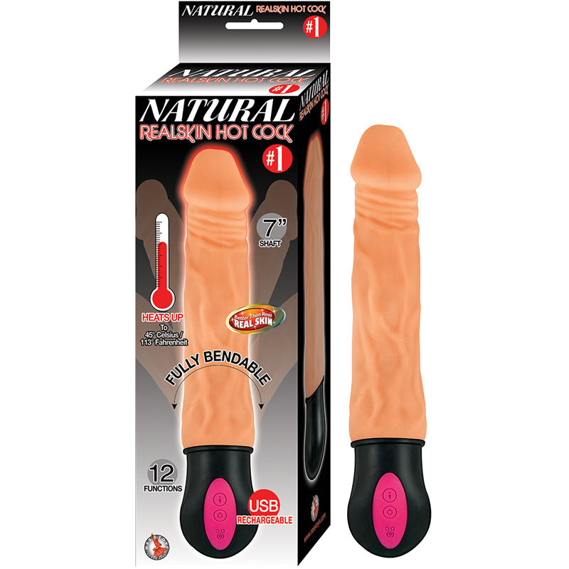 Natural Realskin Hot Cock #1 Light - Fantasies Boutique