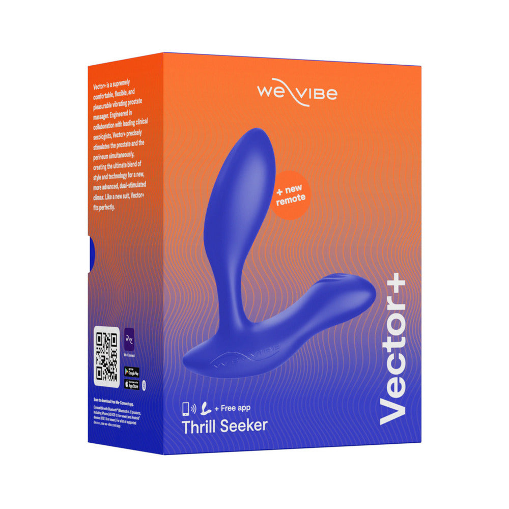 We-Vibe Vector+ Dual Stimulation Prostate Massager Royal Blue - Fantasies Boutique