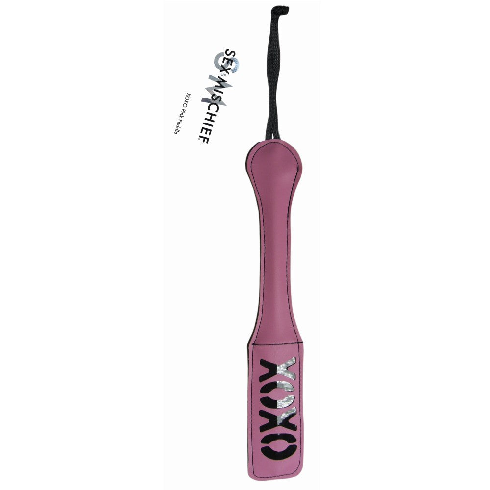 Sportsheets Sex & Mischief 'XOXO' Impression Paddle Pink - Fantasies Boutique