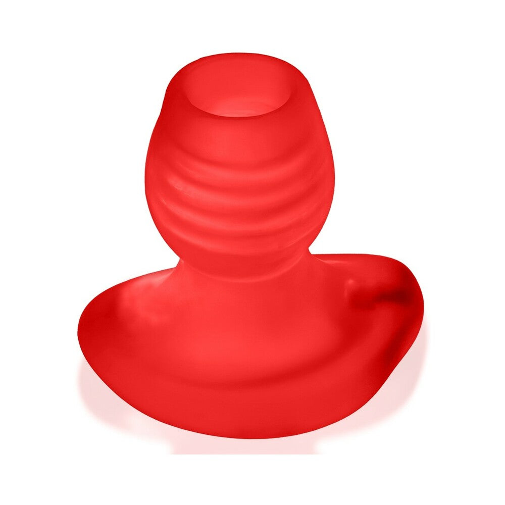 Oxballs Glowhole-1 Hollow Buttplug With LED Insert Small Red Morph - Fantasies Boutique