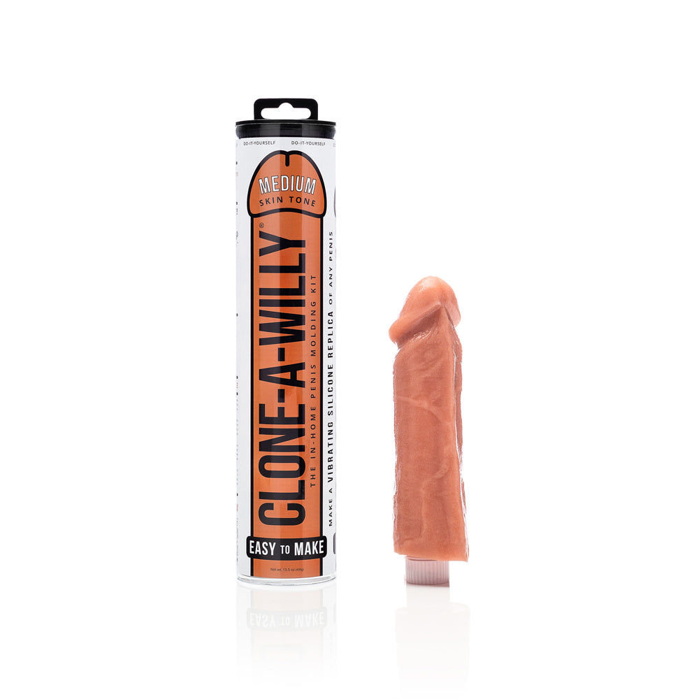 Clone-A-Willy DIY Vibrating Dildo Kit Medium Skin Tone - Fantasies Boutique