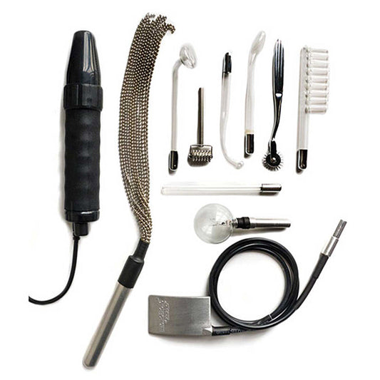 Kinklab Agent Noir Neon Wand Electrosex Kit - Fantasies Boutique