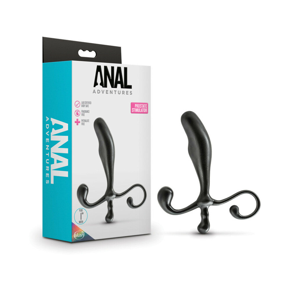 Anal Adventures Prostate Stimulator Black - Fantasies Boutique