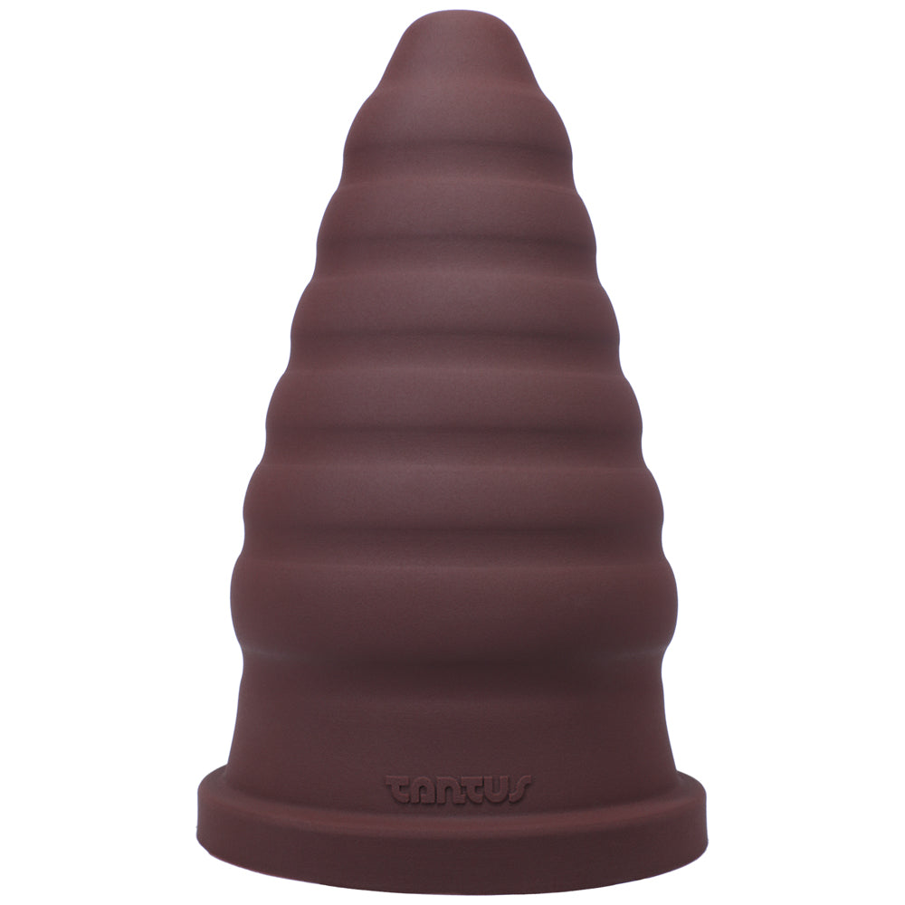 Tantus Cone Ripple Firm Dildo Garnet (Box) - Fantasies Boutique