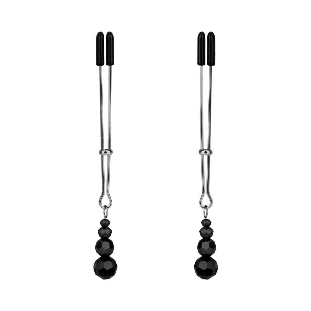 Lux Fetish Adjustable Tweezer Nipple Clips - Fantasies Boutique