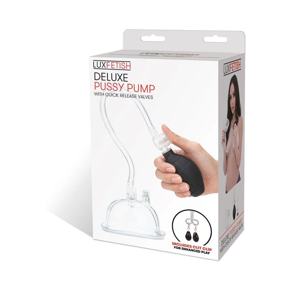 Lux Fetish Deluxe Pussy Pump with Quick-Release Valves - Fantasies Boutique
