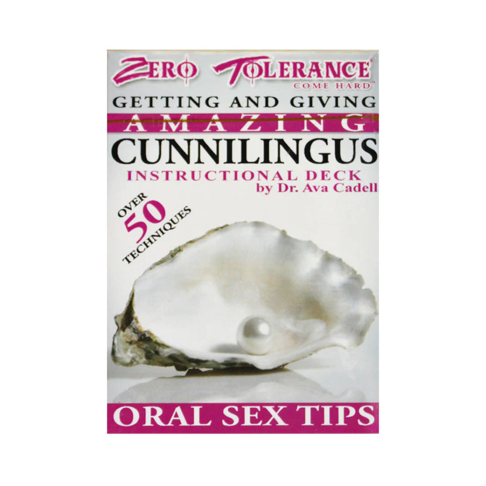 Zero Tolerance Getting & Giving Amazing Cunnilingus Instructional Card Deck - Fantasies Boutique