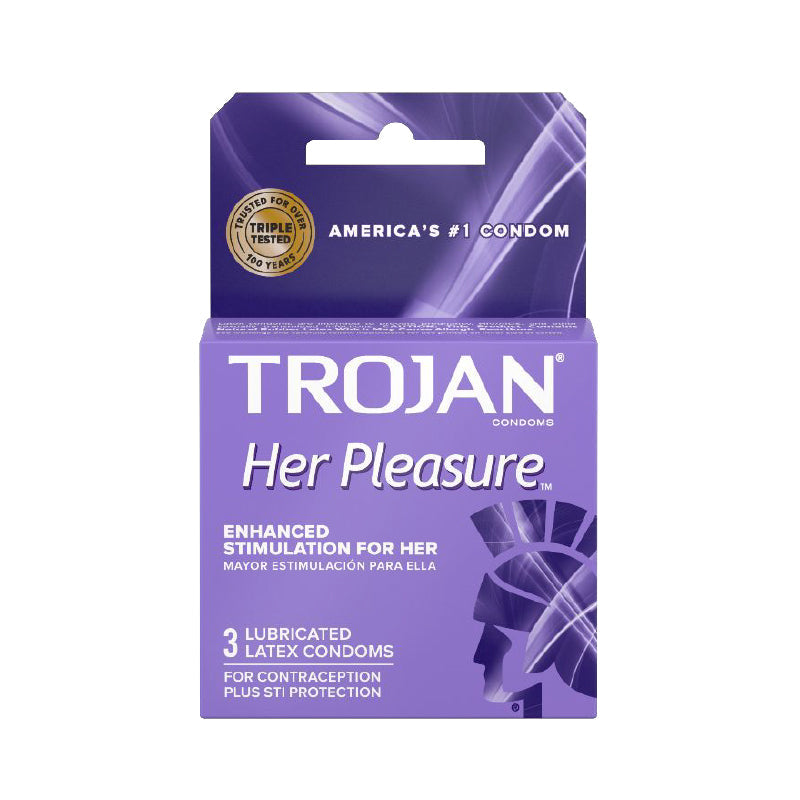 Trojan Her Pleasure Condoms - Fantasies Boutique