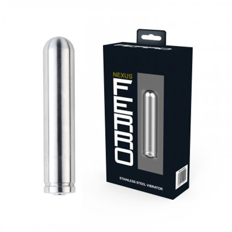Nexus FERRO Stainless Steel Rechargeable Waterproof 6 Speed Bullet - Fantasies Boutique