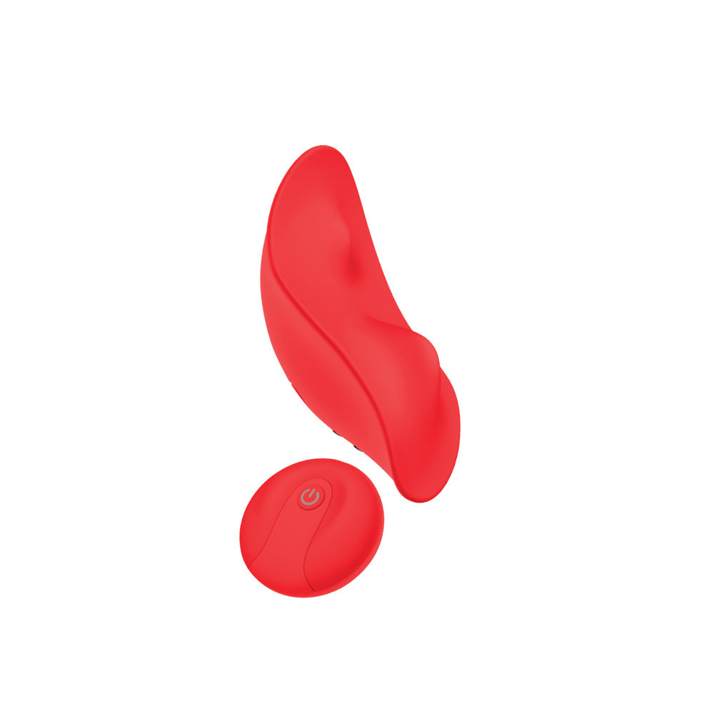 Luv Inc Pv72 Panty Vibe Rechargeable Remote-Controlled Silicone Wearable Vibrator Red - Fantasies Boutique