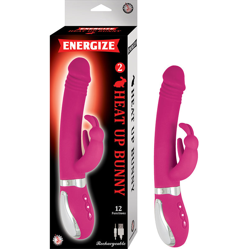 Energize Heat Up Bunny 2 Pink - Fantasies Boutique