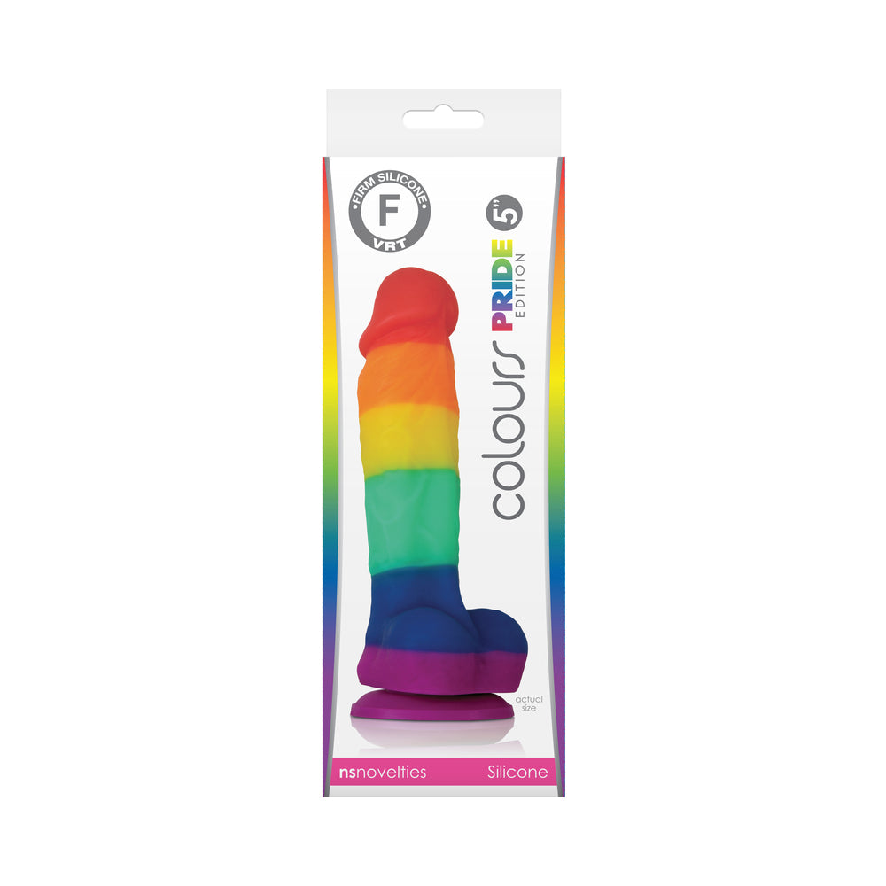 Colours Pride Edition 5 in. Dildo Rainbow - Fantasies Boutique