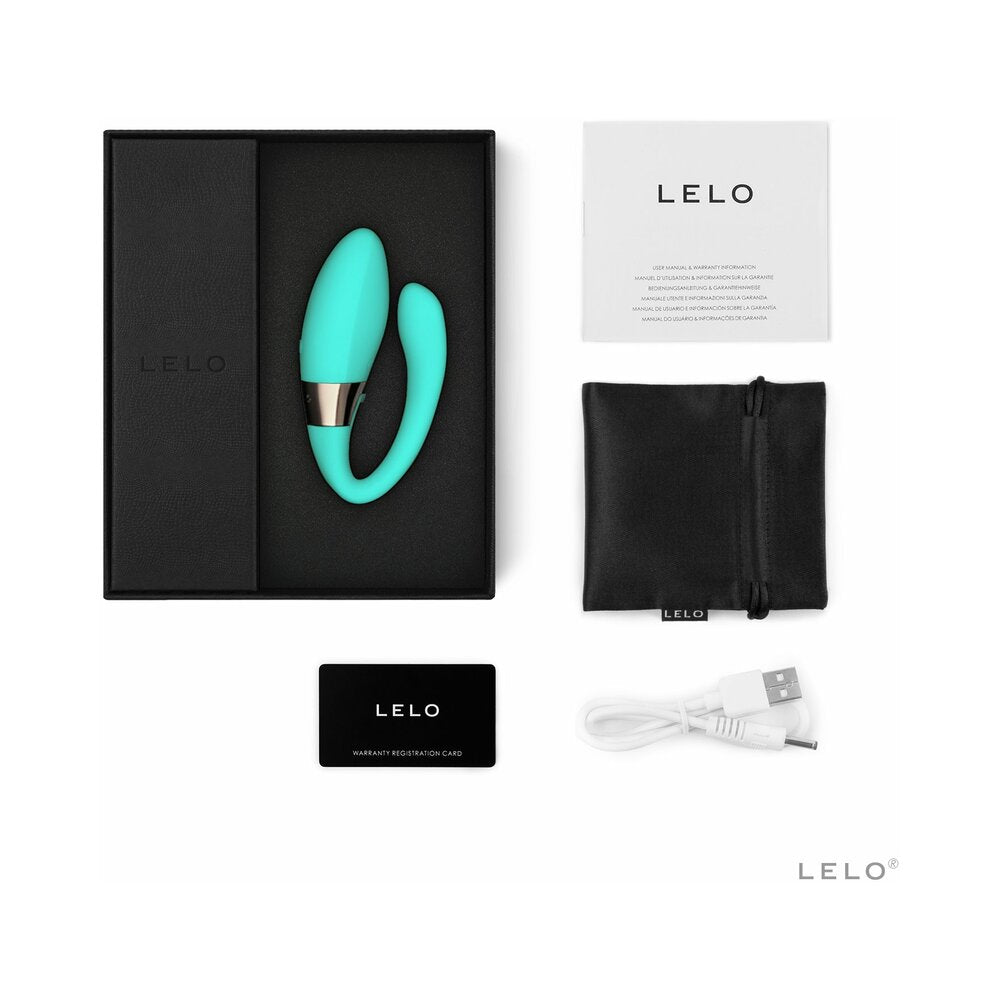LELO TIANI HARMONY Rechargeable Dual Stimulation Couples Vibrator Aqua - Fantasies Boutique