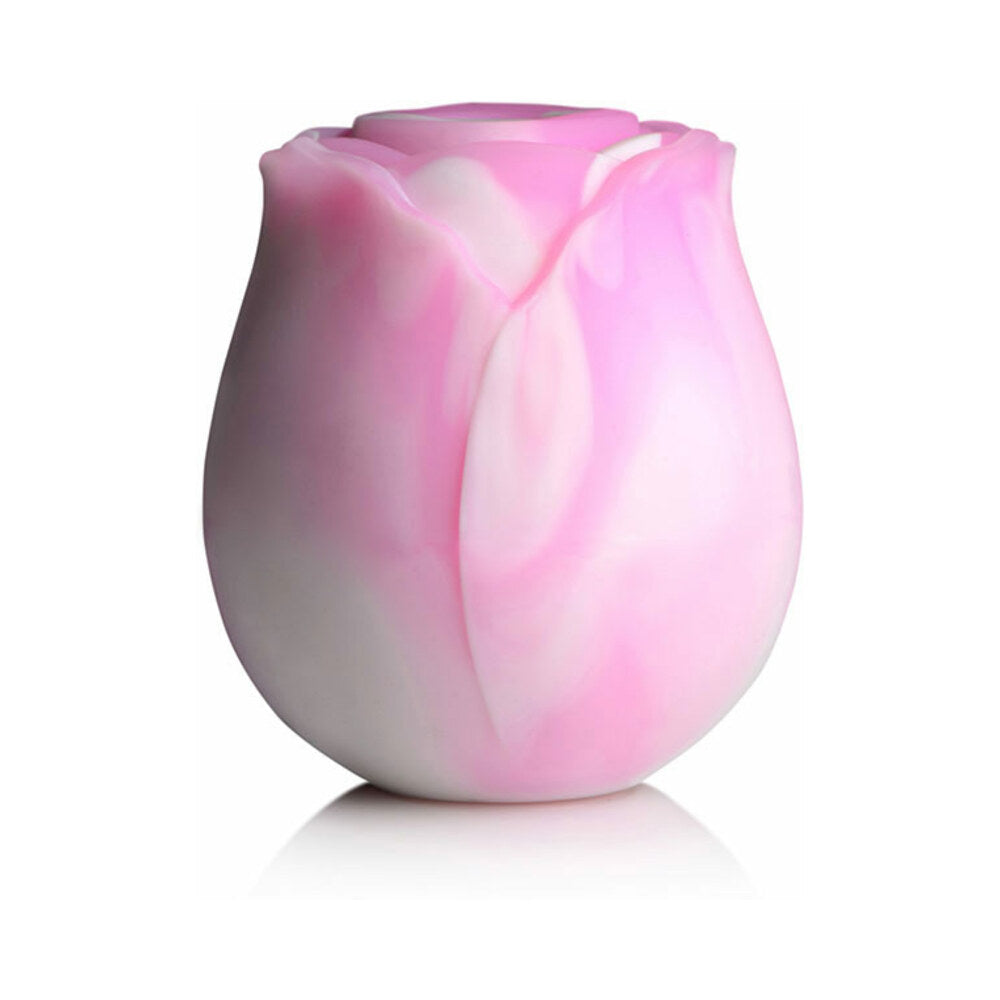 Curve Toys Gossip Cum Into Bloom Rechargeable Silicone Clitoral Stimulator Rose Dream Swirl - Fantasies Boutique