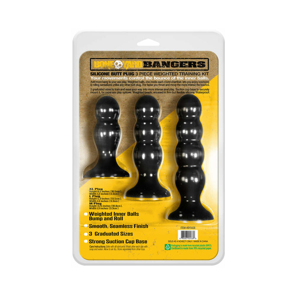 Boneyard Bangers Butt Plug Training Kit - Fantasies Boutique