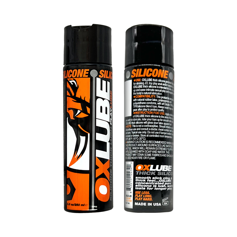 Oxballs THICK Silicone OXLube 8.5 oz. - Fantasies Boutique