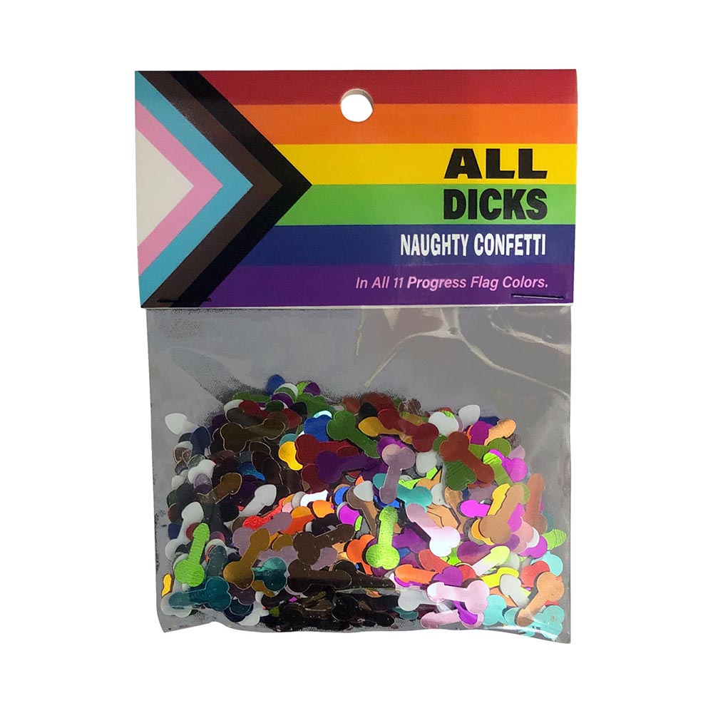 All Dicks Naughty Confetti Pride - Fantasies Boutique