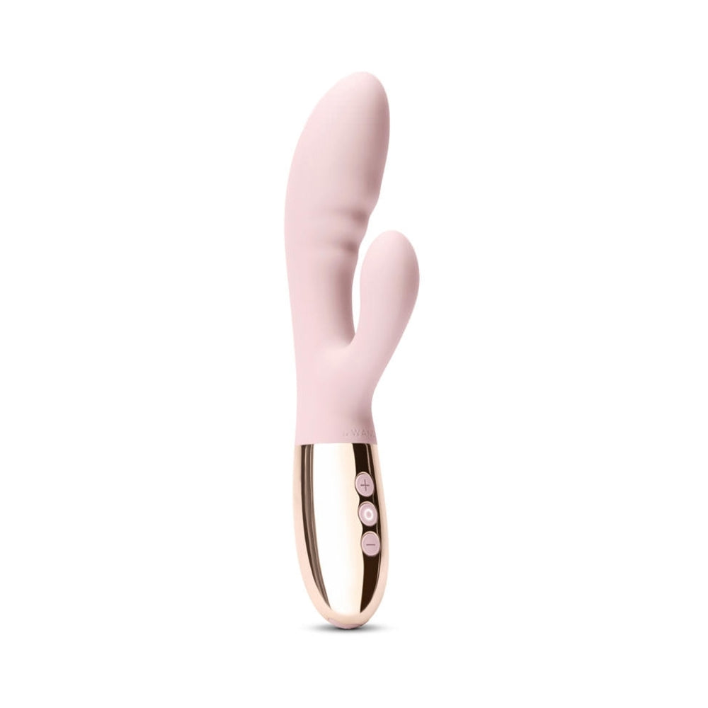 Le Wand Blend Rechargeable Double-Motor Silicone Rabbit Vibrator Rose Gold - Fantasies Boutique