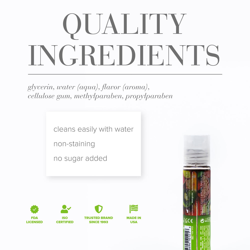 JO H2O Tropical Passion Flavored Water-Based Lubricant 1 oz. - Fantasies Boutique