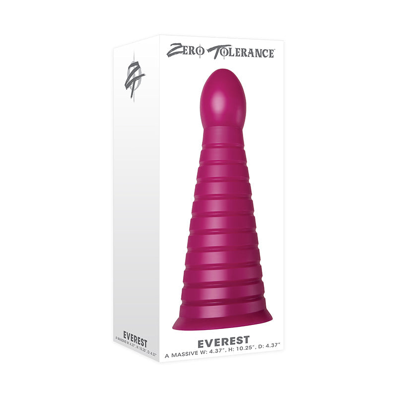 Zero Tolerance Everest Advanced Cone-Shaped Anal Plug Burgundy - Fantasies Boutique