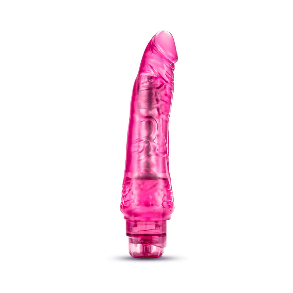 B Yours Vibe 7 Realistic 8.75 in. Vibrating Dildo Pink - Fantasies Boutique