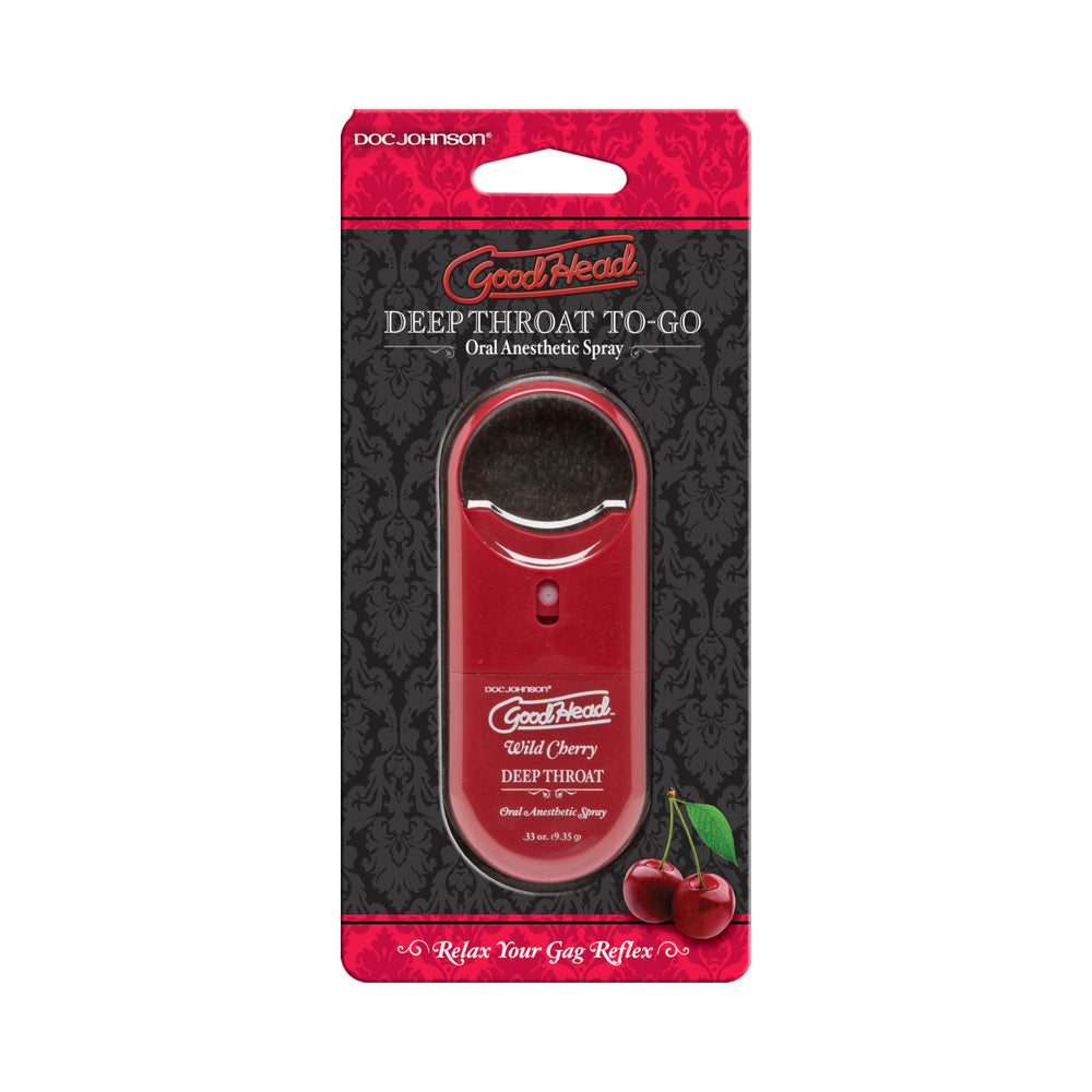 Goodhead to Go - Deep Throat Spray .33oz. Wild Cherry - Fantasies Boutique