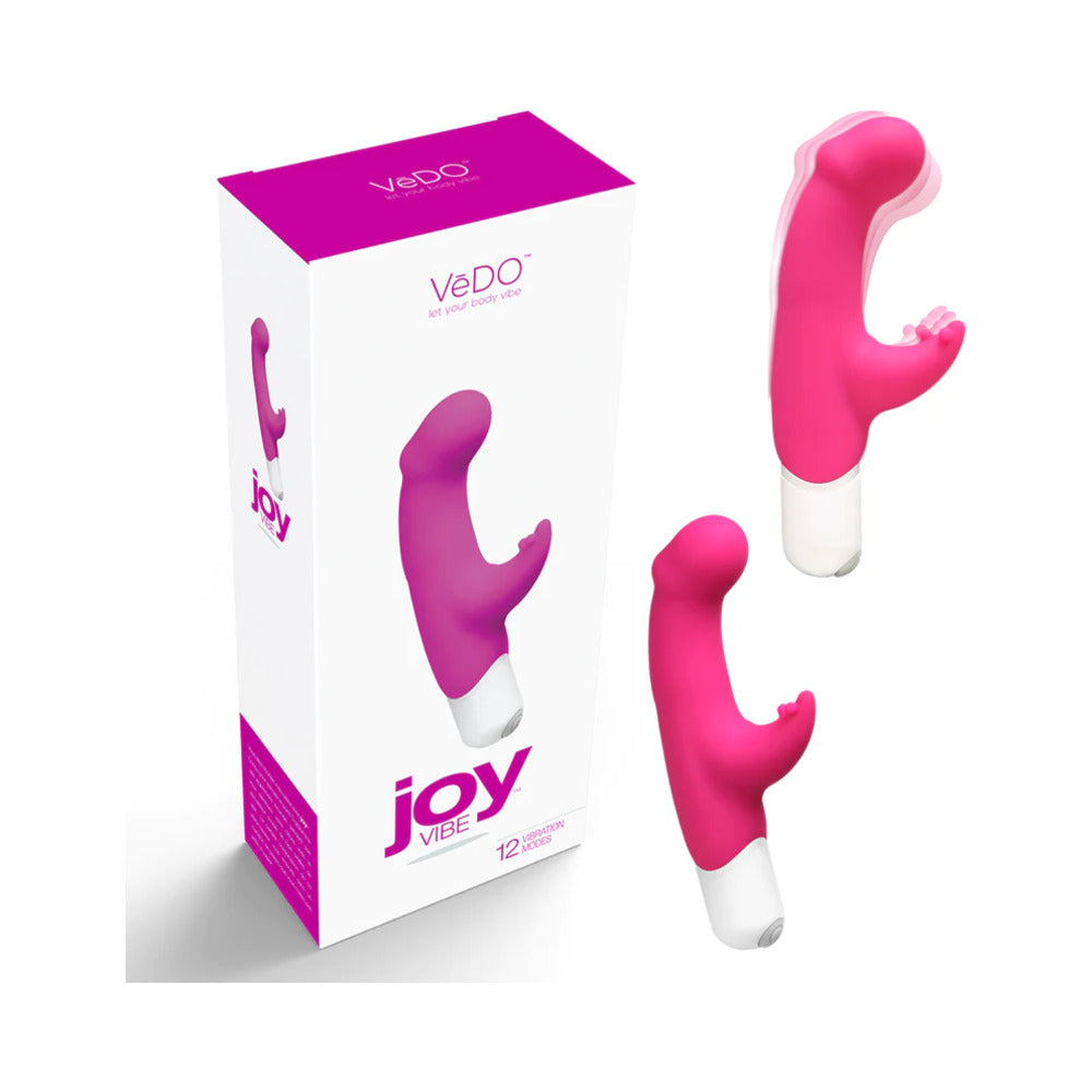 VeDO Joy Mini Vibe Hot In Bed Pink - Fantasies Boutique