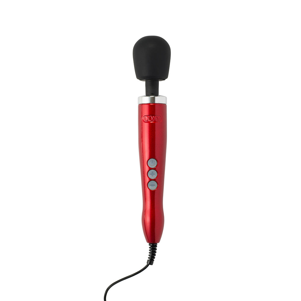 Doxy Die Cast Wand Vibrator Red - Fantasies Boutique