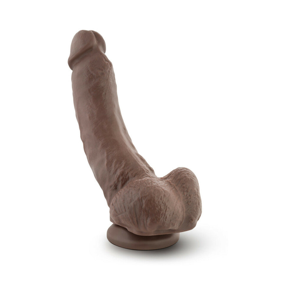 Dr. Skin Mr. Mayor Realistic 9 in. Dildo with Balls Brown - Fantasies Boutique