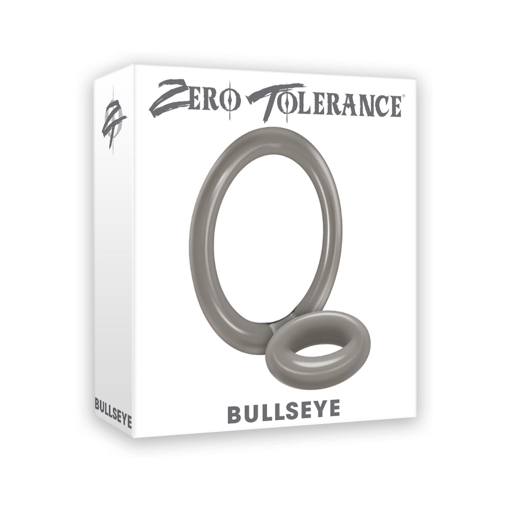 Zero Tolerance Bullseye Dual Ring Cockring Smoke - Fantasies Boutique