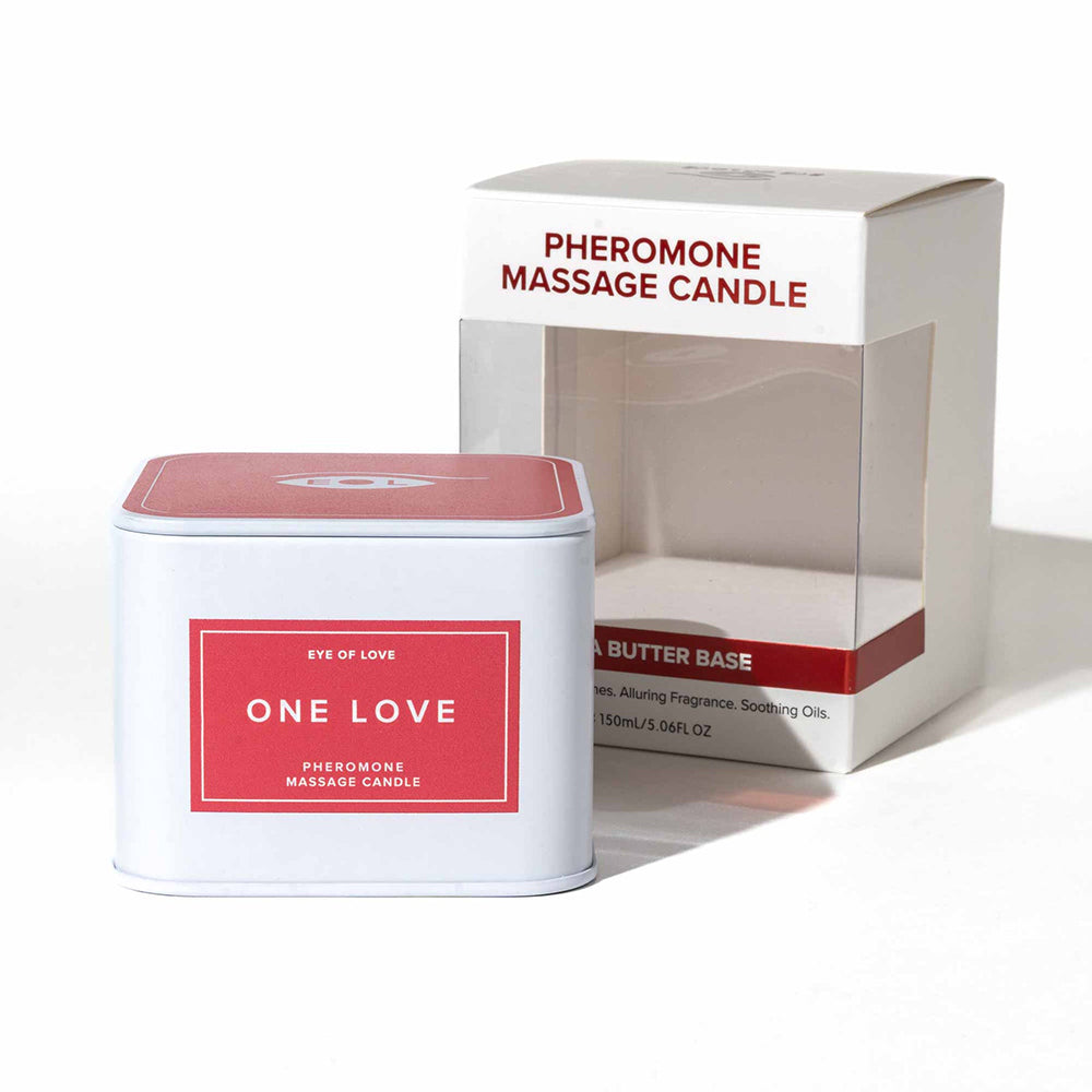 Eye of Love One Love Attract Him Pheromone Massage Candle - Fantasies Boutique
