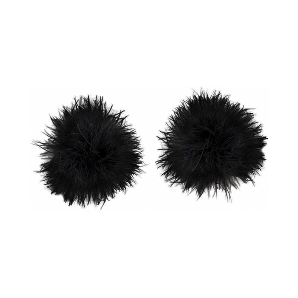 Nipplicious Furball Pasties Black - Fantasies Boutique
