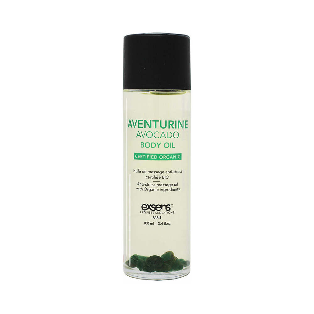 Exsens Body Oil Aventurine Avocado 3.4 oz.