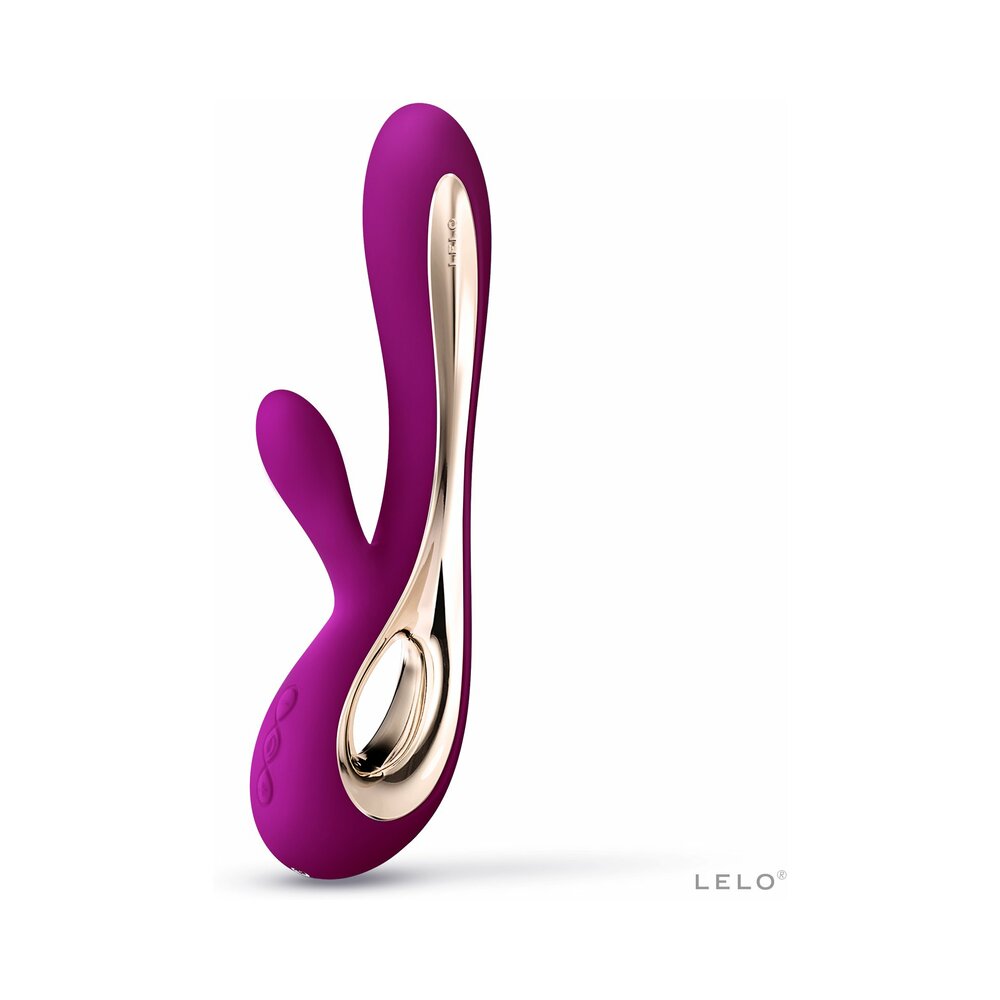 LELO SORAYA 2 Rechargeable Rabbit Vibrator Deep Rose - Fantasies Boutique