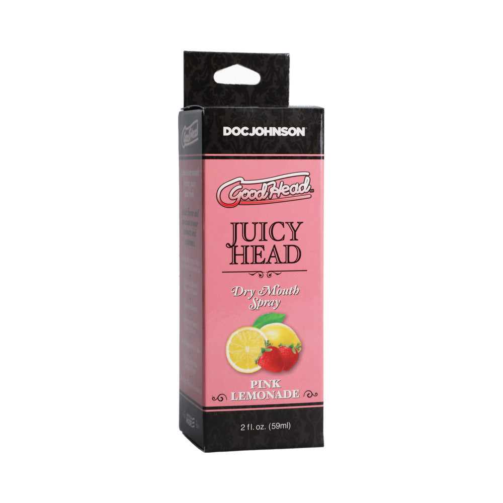 GoodHead Juicy Head Dry Mouth Spray Pink Lemonade 2 fl. oz. - Fantasies Boutique