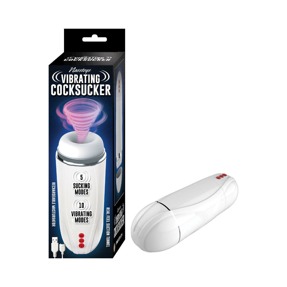 Nasstoys Vibrating Cocksucker White - Fantasies Boutique