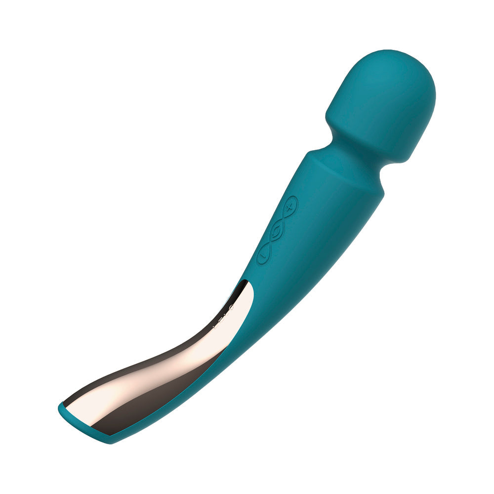 LELO SMART WAND 2 Medium Rechargeable Wand Vibrator Ocean Blue - Fantasies Boutique