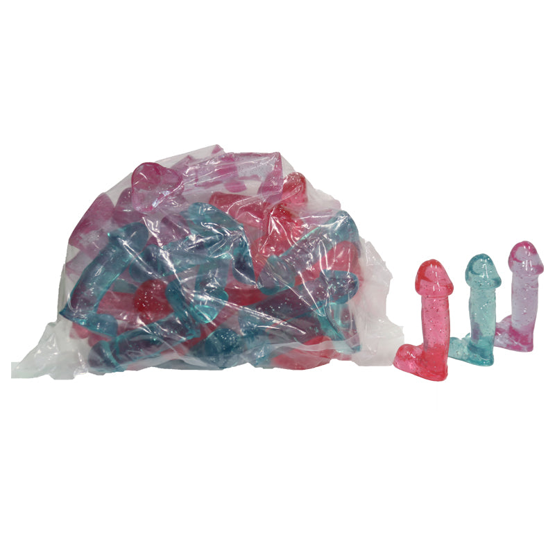 Glitter Cock 30pc Bag Assorted - Fantasies Boutique