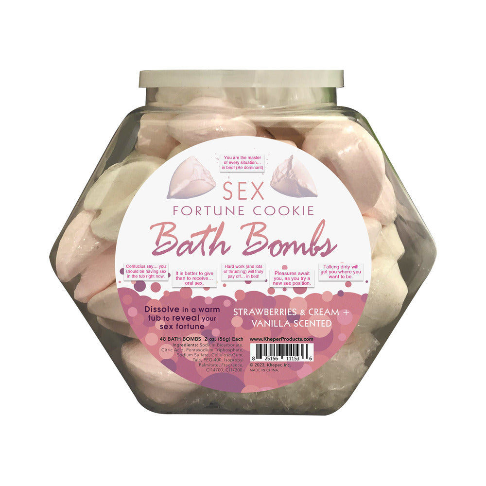 Sex Fortune Cookie Bath Bomb 48-Piece Fishbowl - Fantasies Boutique