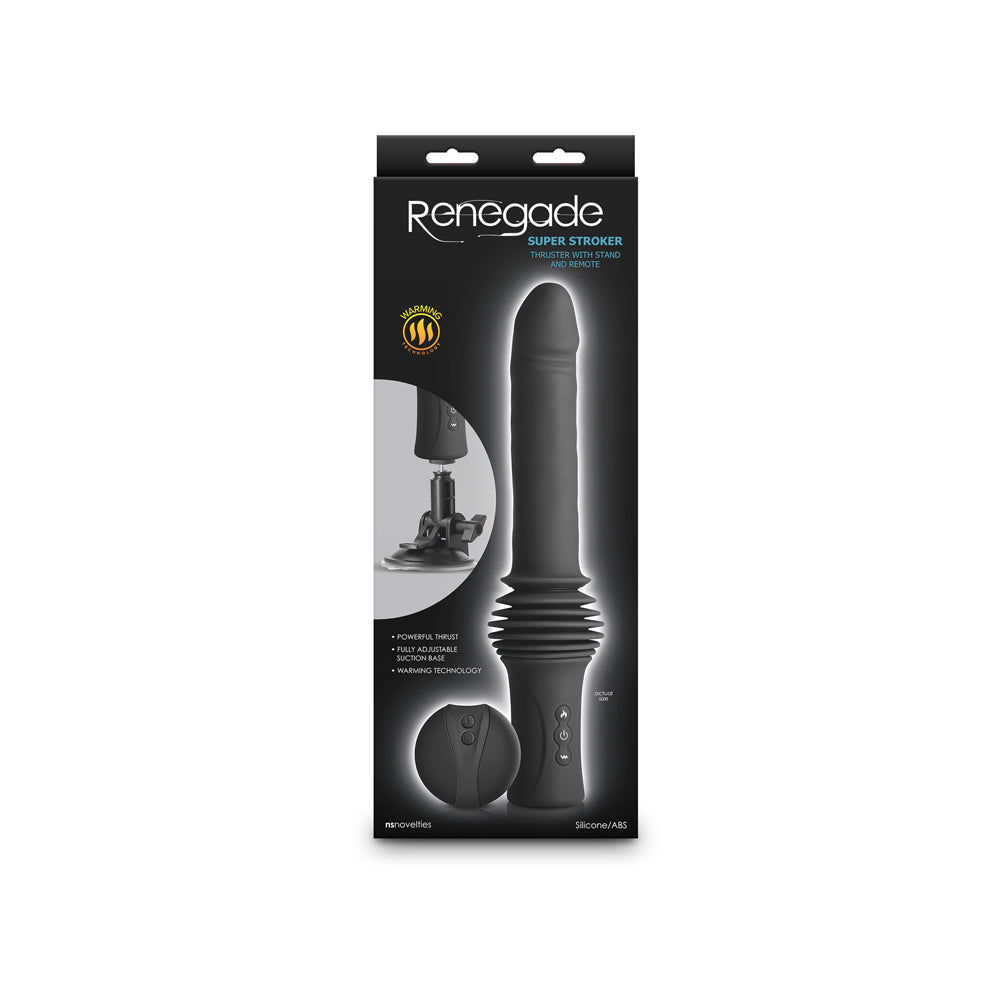 Renegade Super Stroker Black - Fantasies Boutique