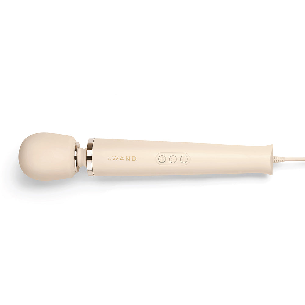 Le Wand Plug-In Vibrating Massager Cream - Fantasies Boutique