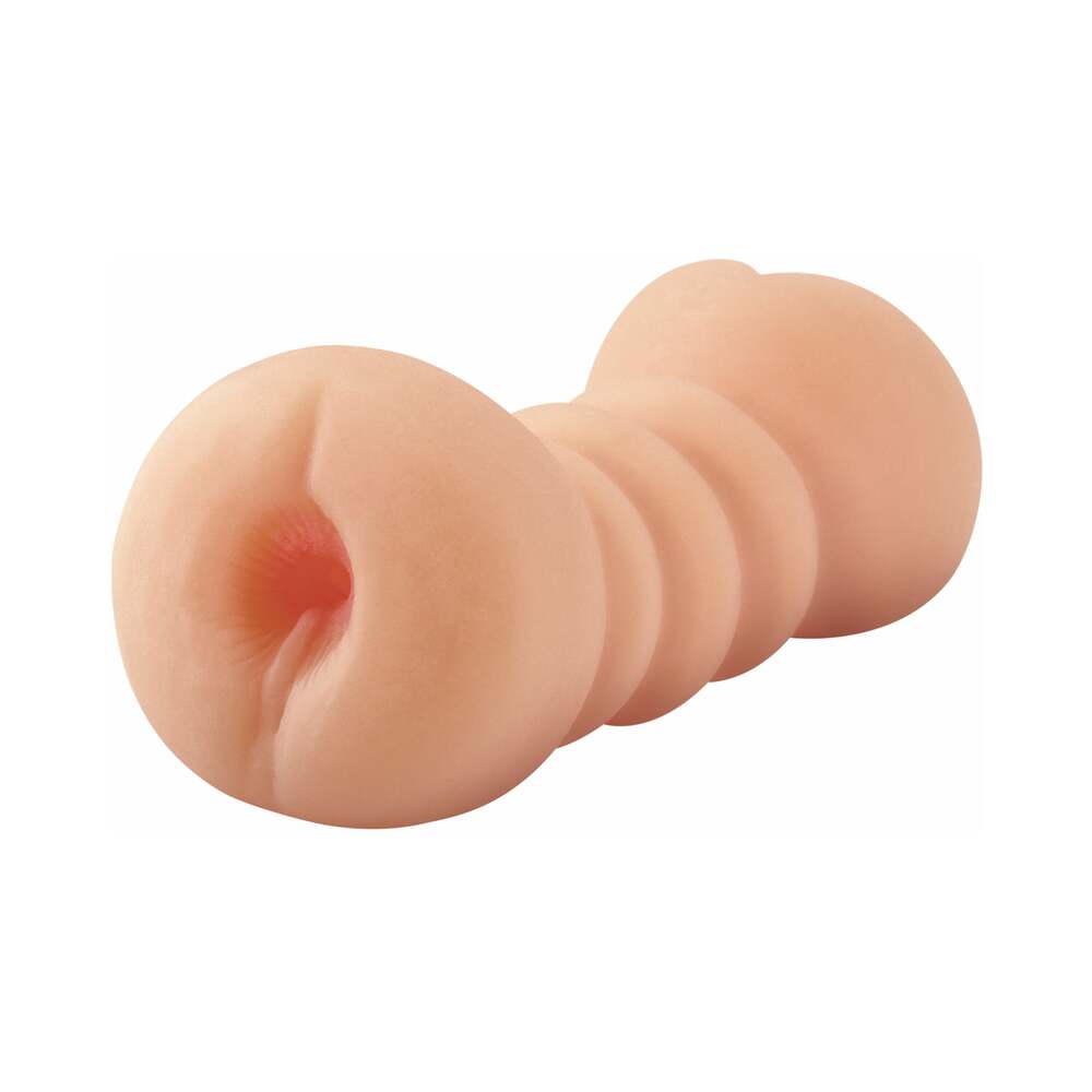 PDX Flip Me Over Dual-Ended Stroker Beige - Fantasies Boutique