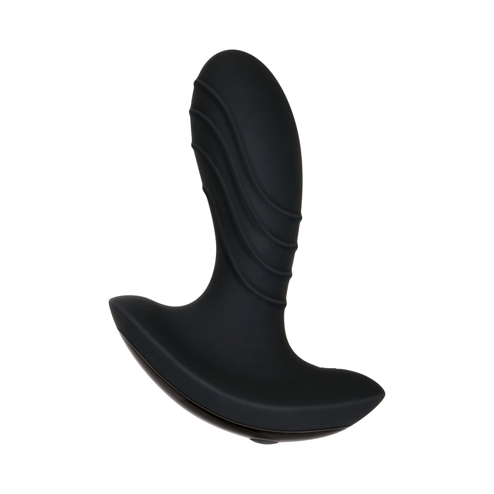 Zero Tolerance The Gentleman Rechargeable Vibrating Silicone Prostate Massager Black - Fantasies Boutique
