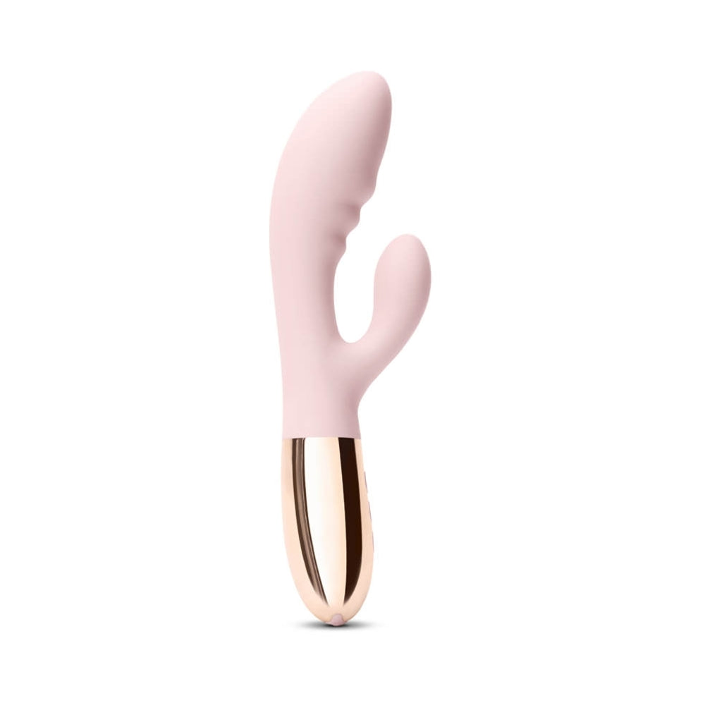 Le Wand Blend Rechargeable Double-Motor Silicone Rabbit Vibrator Rose Gold - Fantasies Boutique