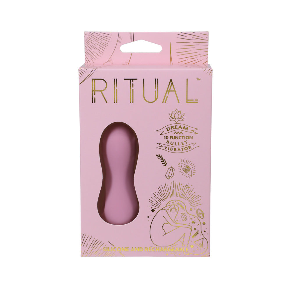 RITUAL Dream Rechargeable Silicone Bullet Vibrator Pink - Fantasies Boutique