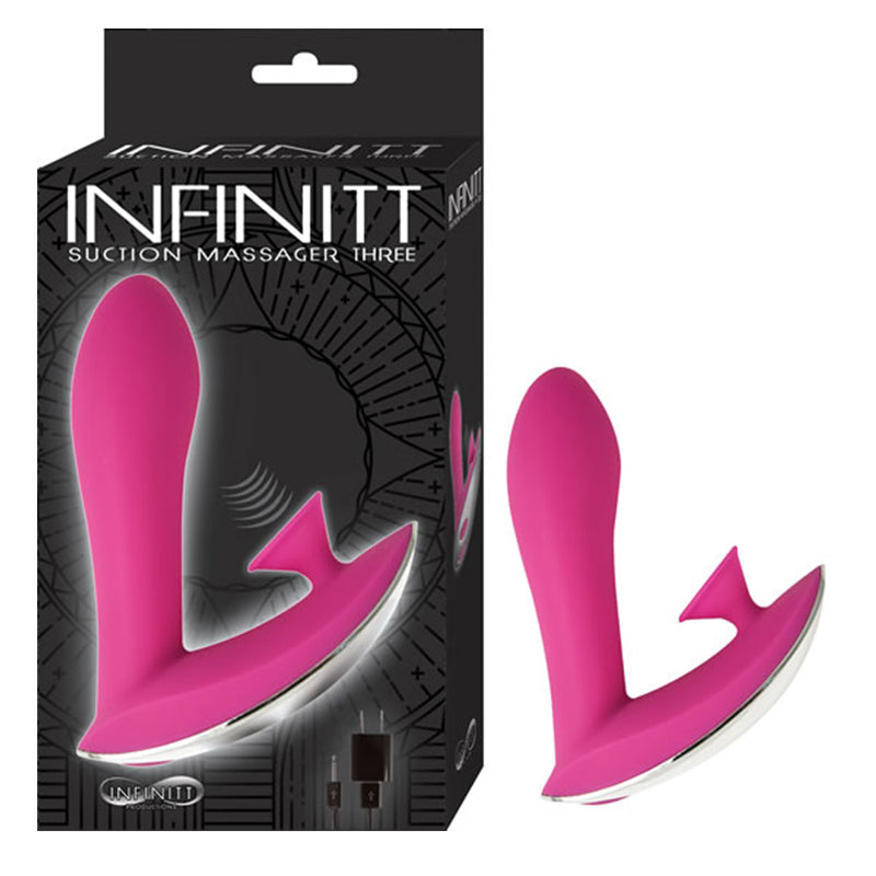 Infinitt Suction Massager Three Pink - Fantasies Boutique