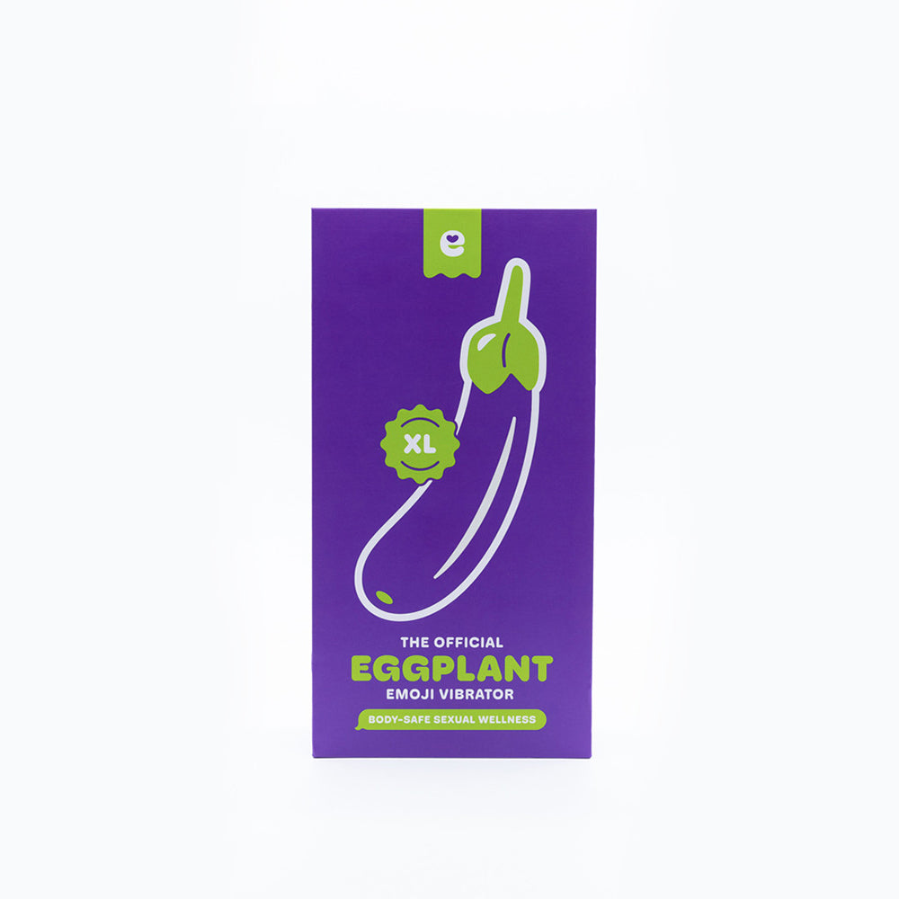 Emojibator Eggplant XL Emoji Vibrator - Fantasies Boutique